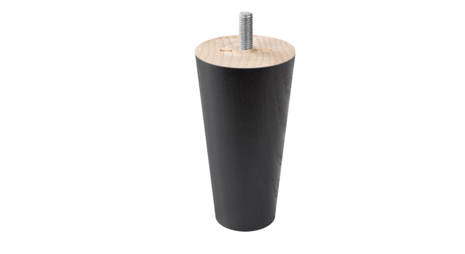 Füße Spitzform. Schwarz